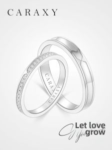 CARAXY | White Gold & Silver Diamond Engagement Rings for Wedding