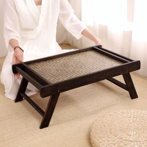 โต๊ะญี่ปุ่นพับ โต๊ะพับไม้ โต๊ะวางโน้ตบุ้คพับขาเก็บได้ โต๊ะทำงาน โต๊ะอเนกประสงค์ โต๊ะกินข้าวสไตล์ญี่ปุ่น สำหรับประดับร้านน้ำชา