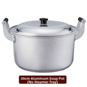 Deepened Thick Aluminum Soup Pot Large Capacity Non-Coating