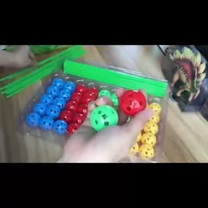 Soft Straw Buliding Blocks Kids DIY Block Castle Tent for 3 years old