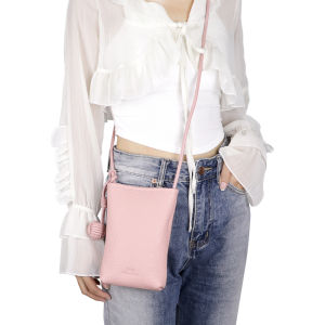 Royal Bagger Mini Crossbody Bags Genuine Leather Mobile Phone Bag Fashion Shoulder Coin Purse Adjustable Strap 1874