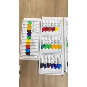 Bộ màu Acrylic Colour tuýp 12ml chuyên dụng vẽ tranh tô màu chuyên nghiệp.... Bộ 6/12/18/24 màu