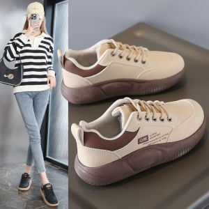 Womens Sporty Casual Shoes Soft Bottom Thick Heel Versatile Fashionable Pregnancy Special Shoes Spring New Arrival Cross Buckle Waterproof Platform