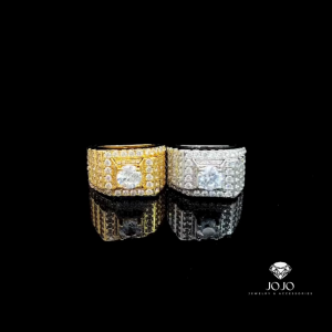 N1430 Nhẫn nam đính đá CZ cao cấp sáng lấp lánh JOJO