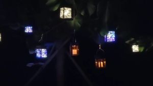 Solar Hanging Light Glass Light Outdoor Lamp Garden Lamp Decoration Light LED Lawn Lamp Camping Solar Hanging Light