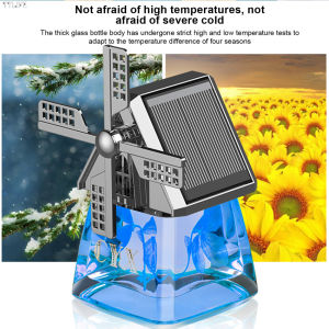 TTLIFE Solar Energy Windmill Aromatherapy Deodorization Rotation Durable Car Air Solid Car Aromatherapy Diffuser