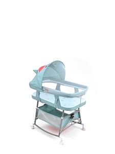 3in1 Baby Cot 𝗙𝗼𝗹𝗱𝗮𝗯𝗹𝗲 𝗖𝗿𝗮𝗱𝗹𝗲 Sleeping Basket Newborn Bed Soft Mattress & Mosquito Net Portable Cradle Cart Katil Bayi