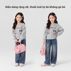 zosee | Áo Hoodie Mùa Đông Cho Bé Gái Có Lớp Lông Cừu Dày