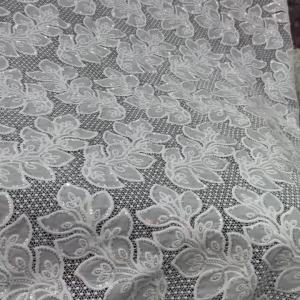 2026 High Quality African Nigerian Tulle Lace Fabric Embroidery Sequins French Guipure Fabric for Party/Wedding Dresses 5 Yards