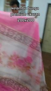 COD - Kelambu motif bunga 200x200 / kelambu tempat tidur dewasa / kelambu