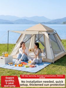 MEIDIHUAFU | Foldable Automatic Quick Setup Tent for Overnight Use Water Resistant