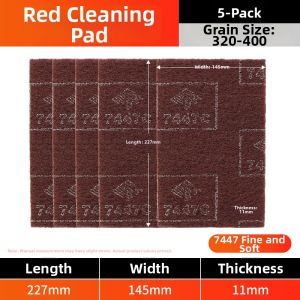 BIGWHITESHARK | Industrial Kitchen Metal Rust Removal Emery Scouring Pad