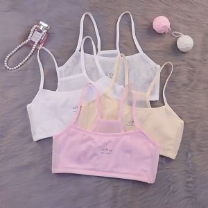 Áo ngực học sinh bra cho bé gái 2 dây mặt sau dạng lứoi thông thoáng từ 30-55kg [ FREESHIP MAX]