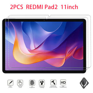 2PCS Screen Tempered Glass Protector For Redmi Pad 2 Xiaomi Redmi Pad 2 11inch Anti Scratch HD Tempered Film
