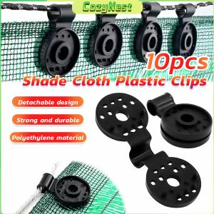 C.N. 10 pieces sunshade cloth plastic clip black round plastic clip sunshade net/bird-proof net sunshade cloth accessories