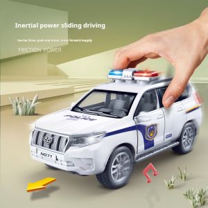 1:32 Car Model Diecast Gifts Ambulance Fire-Truck Policecar Model Sound And Light Vehicle Simulation Collection Toys