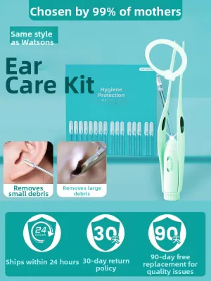 IMLUCKY | Safe Adhesive Ear Cleaner Childrens Ear Pick