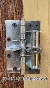 Nexlent Spring Hinge for Automatic Self Closing Doors Multifunctional Door Closing Hinges with Screws