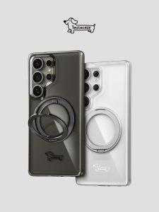 tastecase | Rotating Magnetic Transparent Phone Case With Metal Stand Independent Buttons Full Protection 13-protector