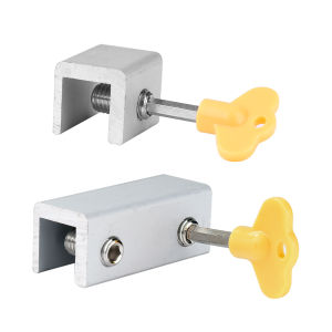 Safety Door Window Lock Restrictor Alloy Adjustable for Kids and Pets Home Security Solution