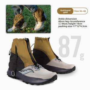 CLS New 2.0 Upgraded Outdoor Low cut Foot Cover Waterproof Lightweight Desert Off road Sand proof Shoe Cover Hiking Snow Cover