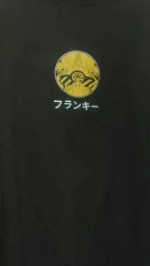 Kaos Distro Anime One Piece Oversize T-shirt Franky Aesthetic Cotton Combed Premium Terbaru Style Jepang Waifu Lengan Pendek