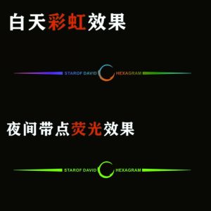Colorful Glow-in-the-dark Car Decals Personalized Creative Engine Hood Body Panel Stickers Scratch Cover Paper for Vehicle
