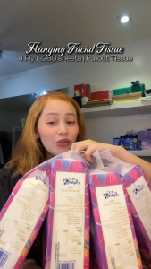 10 Packs Foftone Facial Tissue Bathroom Tissue Tissue Paper Wall Mounted Hanging Tissue Paper Toilet Paper