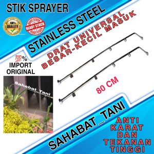 STIK SPRAYER STAINLESS TU26 IMPORT 5 MATA 80CM DRAT UNIVERSAL
