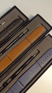 Timesec Champy Leather Watch Strap Casual Modern + Pin Tools