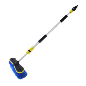 Michelin | Water Spraying Telescopic Cleaning Brush Soft Bristles Long Handle