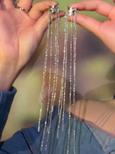 Long Tassel Ear Cuff No Piercing Womens Unique Design High Fashion Sensation Cold Style Face Slimming Ear Clip Earring