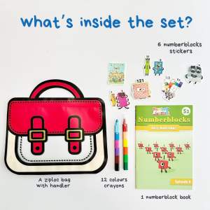 [SG Seller] Kids Birthday goodie bag numberblocks number blocks Goodie box  Return Gifts return childrens day gift