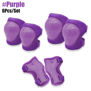 Kids Protective Gear Set 3 in 1 Knee Elbow Pads with Wrist Guards for Toddlers 3-14 Years Safety Protector for Skating Cycling
