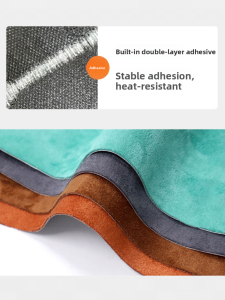 Self-Adhesive Suede Fabric Four-Sided Elastic Interior Trim Patch Refit Modification AB Column Door Panel Center Console Sofa Repair