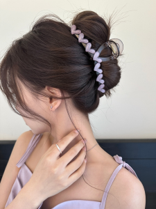 Spring Summer Fresh Jelly Heart Shaped Hair Claw Clip Womens Large Size Hair Clip Stylish Sensation Hair Accessories