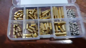 120Pcs M3 Screw Nut M3 Brass Screw Nut Set For Electronic Assembly Fastening