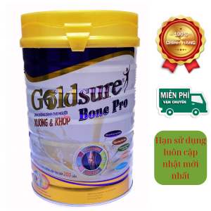 Sữa bột Goldsure Bone Pro -Thích hợp người từ 19 tuổi trở lên (lon thiếc 900g) hàng chính hãng date mới 2026