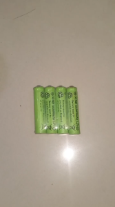 Charger Destop Baterai AAA Dan AA Warna Putih USB 4 slot-BATRAI AAA HIJAU-C2