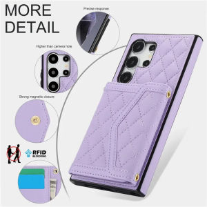 szhaiyu | Crossbody Leather Wallet Phone Case For Samsung Galaxy S26 S25 S24 S23 S22 Ultra Plus FE S25Edge A56 A36 A55 A35 Cover Coque