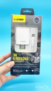 🦍KINGKONG🦍 ชุดหัวชาร์จ+สายชาร์จ อะแดปเตอร์ LUOBR ชาร์จเร็ว ถนอมโทรศัพท์ Fast charge
