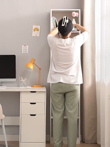 Rak Buku 6 Susun Serbaguna Lemari Buku Kayu Rak Helm RakBuku Anak Rak Baju Portable Lemari Minimalis