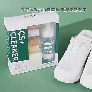 4 in 1 Shoe Cleaner Foam White Shoe Cleaner Sneakers Dry Cleaning Decontamination Yellow Remove Set