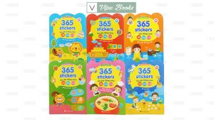 Sách - 365 Sticker Bóc Dán Thông Minh Iq Eq Cq Bộ 6 Cuốn