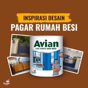 Avian sintetik cat kayu besi solvent based 25cc kilap cepat kering