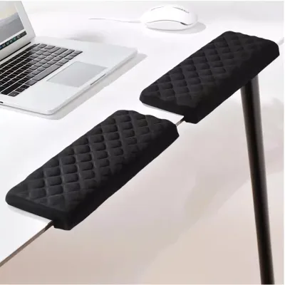 L-Shaped Desk Elbow Pad Ergonomic Memory Foam Arm Rest Forearm & Elbow Support Cushion Adjustable Non-Slip Desk Edge Protector