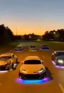 6 in 1 RGBIC APP+REMOTE Car Underglow Ambient Light Strip Flexible Rgb App Remote LED Decorative Atmosphere Lamp