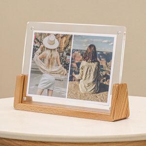 QINLEYI | Wood Acrylic Photo Frame for Couples Pictures