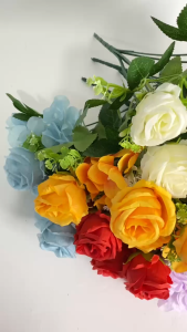 Bunga mawar rose kuncup artificial dekorasi hiasan rumah buket bunga BG113