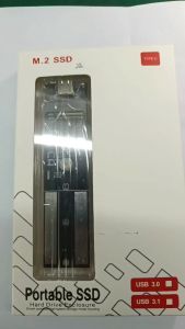 Kotak Hard Drive SSD Protokol NGFF SATA Transparan M.2 SSD Ke Kotak Hard Drive Seluler Type C Pembaca Hard Drive Eksternal Case Enclosure USB 3.0 3.1 Transmisi Kecepatan 10Gbps Kabel Data 30cm Tipe-C untuk PCIe M-Key SSD 2230/2242/2260/2280 Gen 1